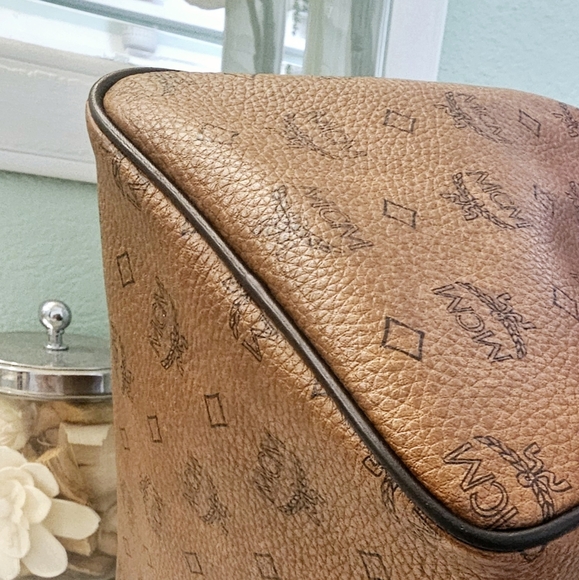 MCM Brown Satchel Bag - Picture 6 of 14